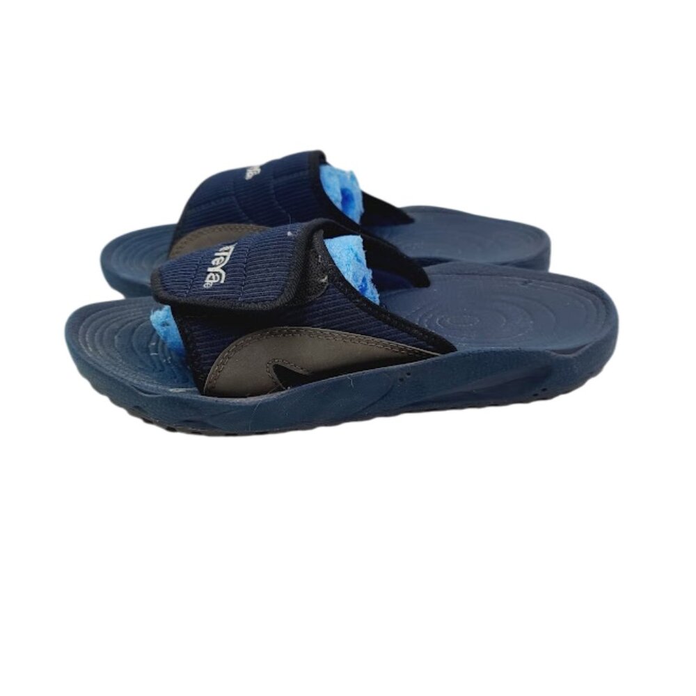 Teva Men's Navy Adjustable Slip-On Casual Slide Sandal Size US 8